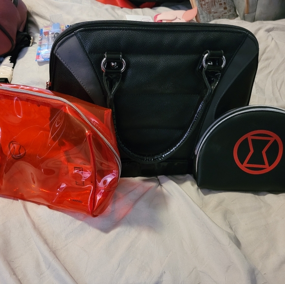 Bioworld black widow tote and ulta makeup bags - Picture 2 of 2